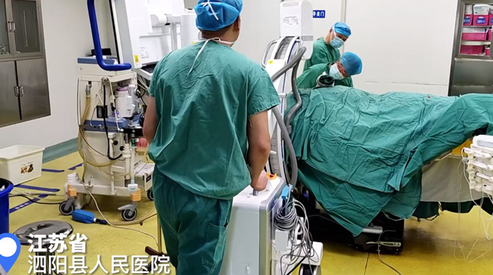 一體式平板C形臂在泗陽(yáng)縣人民醫(yī)院投入使用